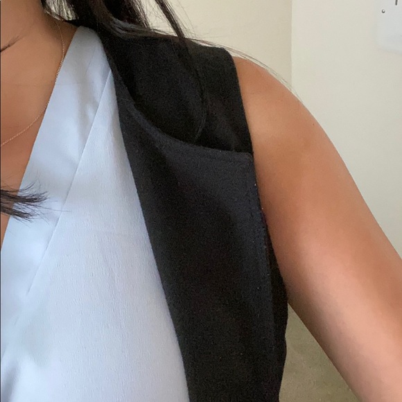 Merona Black Sleeveless Coat - Picture 3 of 3